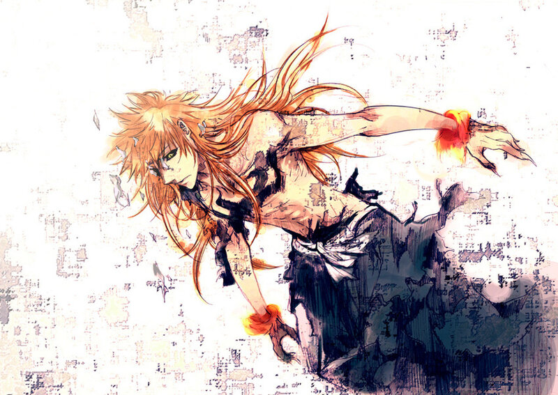 Anime Character in Motion — Orange