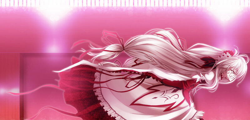 Anime Character in Motion — Pink