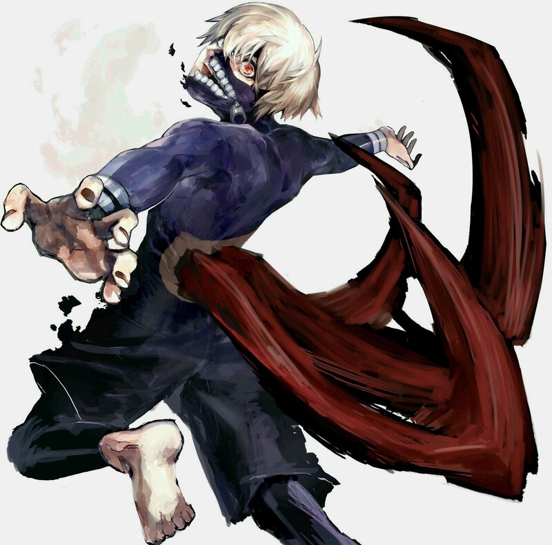 Anime Character in Motion — Purple, Dynamic, Manga