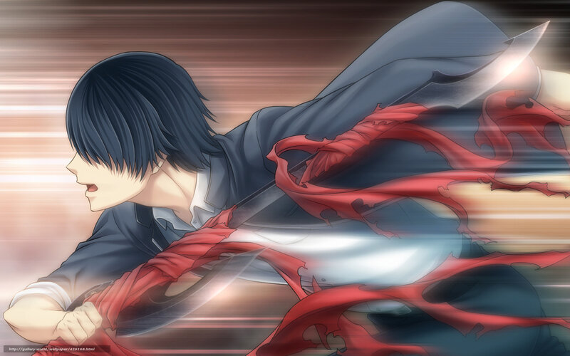 Anime Character in Motion — Red, Dramatic, Sword, Cape