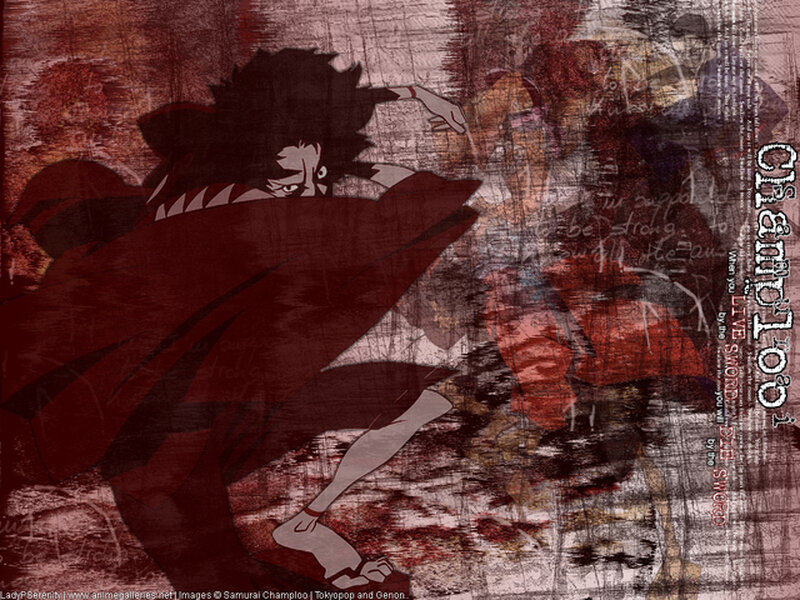 Anime Character in Motion — Red, Dramatic