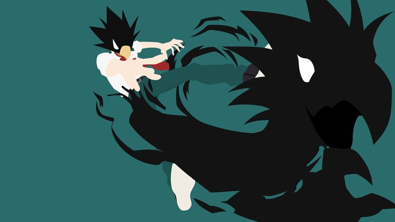 Anime Character in Motion — Teal, Dramatic