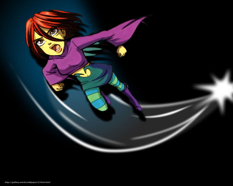 anime character in motion