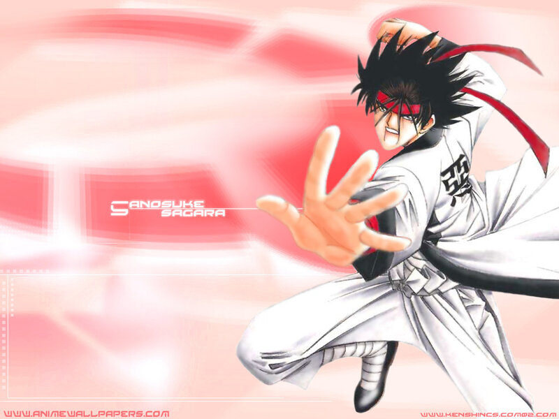 Anime Character in Motion — White, Dynamic, Manga, Red Headband