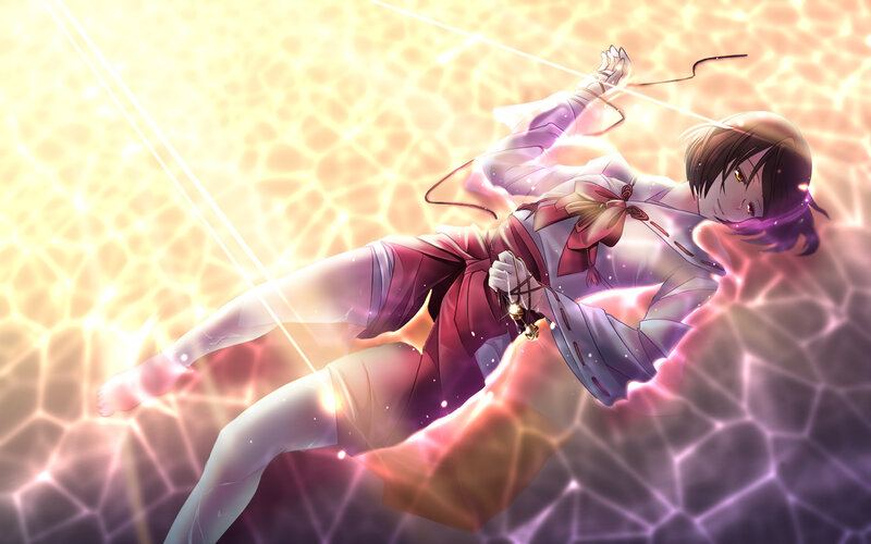 Anime Character in Motion — Yellow, Dramatic