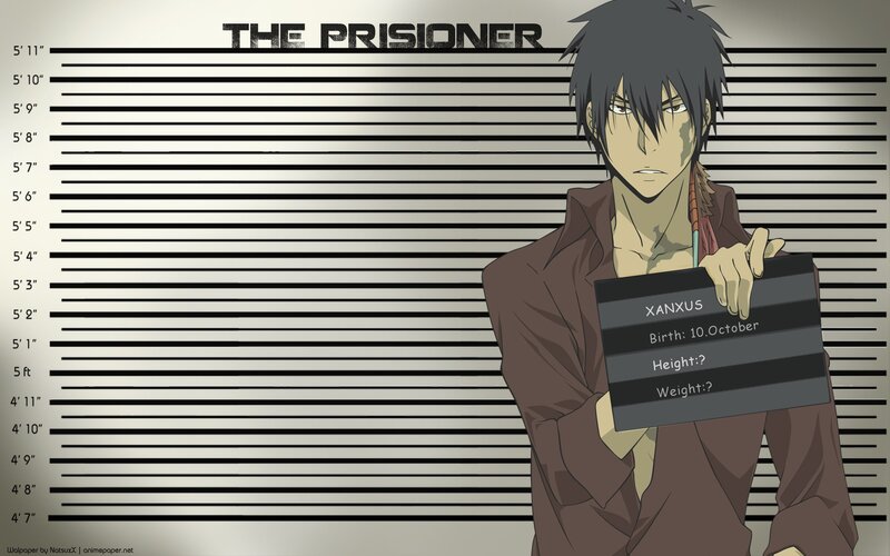 Anime Character in Mugshot — Brown