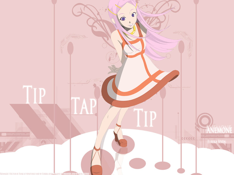 anime character in orange dress