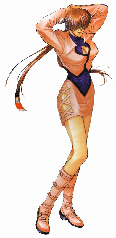 anime character in orange outfit