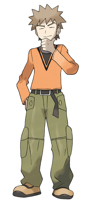 Anime character in orange shirt