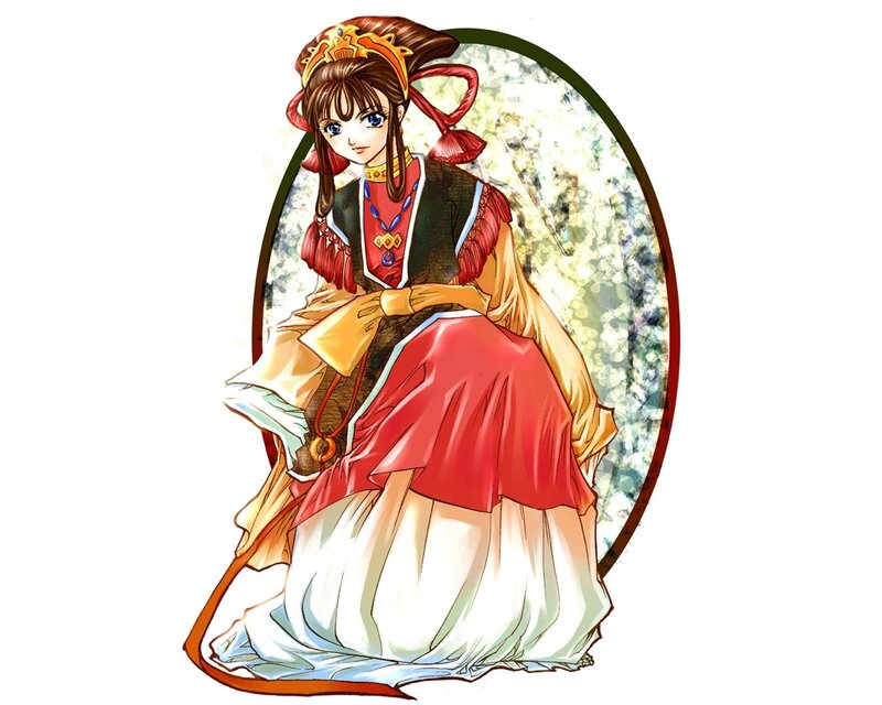 anime character in ornate dress
