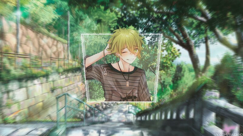 Anime Character in Photo Frame