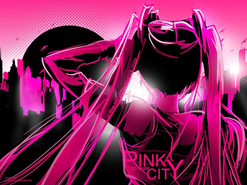 Anime Character in Pink — Dramatic