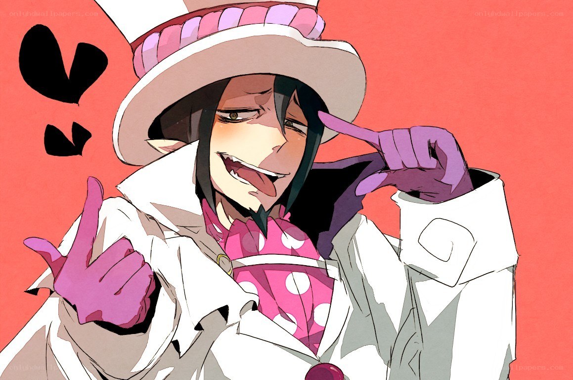 anime character in pink hat