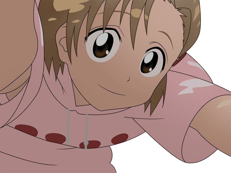 anime character in pink hoodie