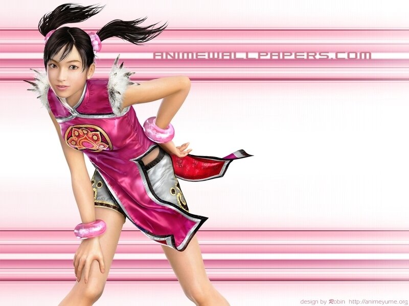 anime character in pink outfit