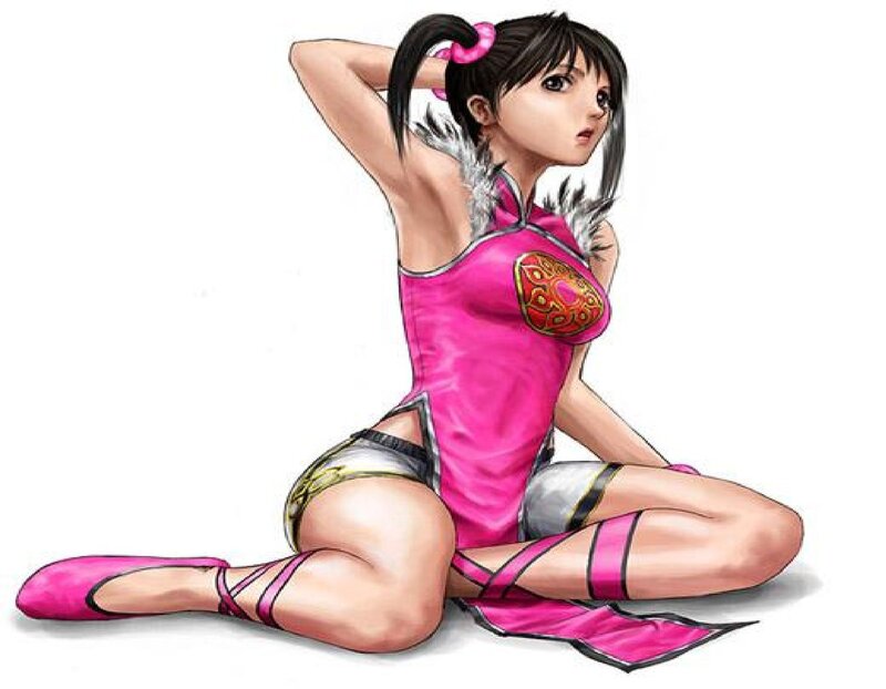 anime character in pink outfit