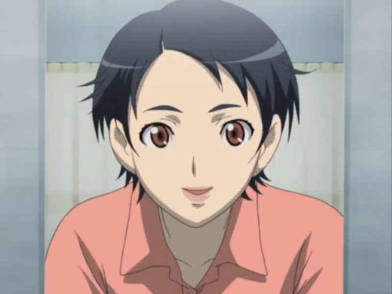 Anime Character in Pink Shirt — Neutral