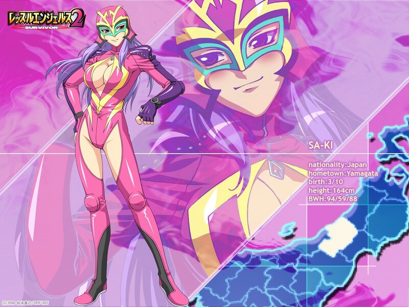 Anime Character in Pink Suit — Confident