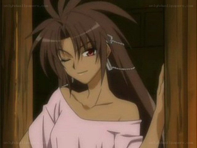 anime character in pink top