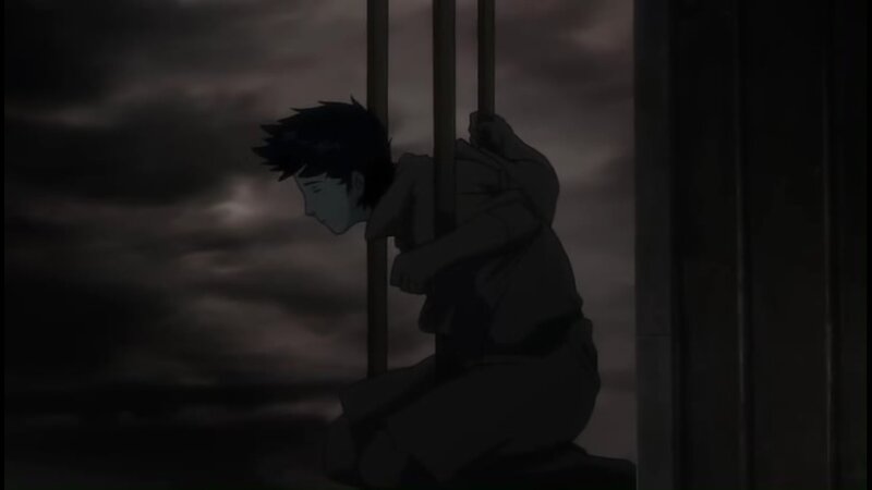 anime character in prison