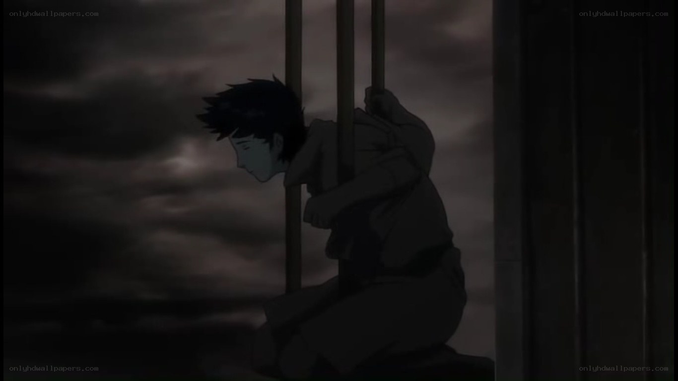 anime character in prison