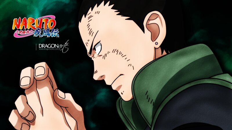 Anime Character in Profile — Black, Dramatic, Night, Hand Gesture