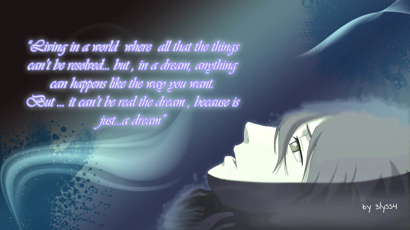 Anime Character in Profile — Blue