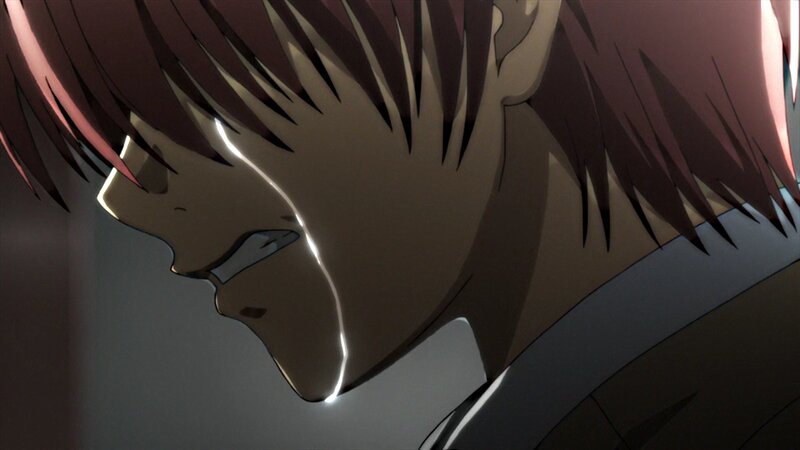Anime Character in Profile — Brown, Dramatic, Hair