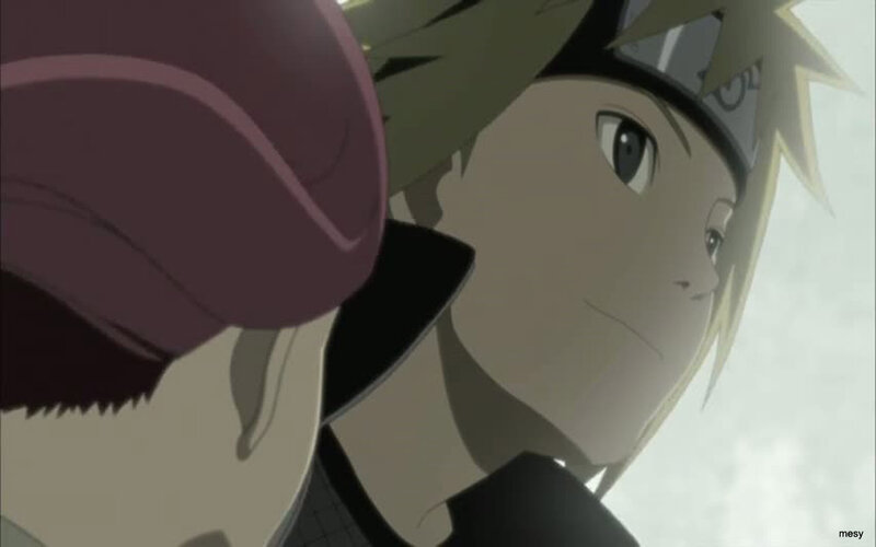 Anime Character in Profile — Brown, Serious