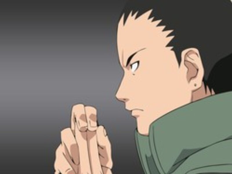 Anime Character in Profile — Gray