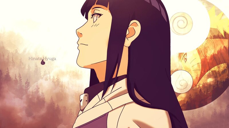 Anime Character in Profile — Purple, Serene