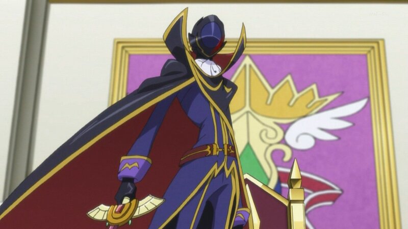 anime character in purple cloak