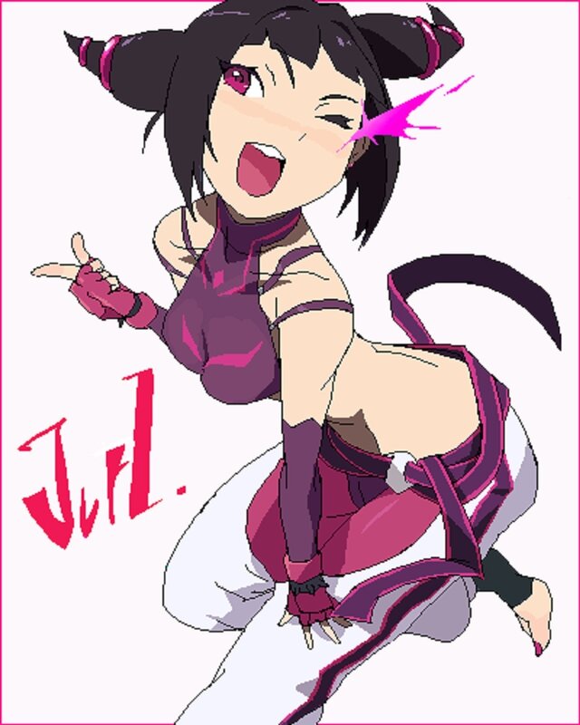 anime character in purple outfit