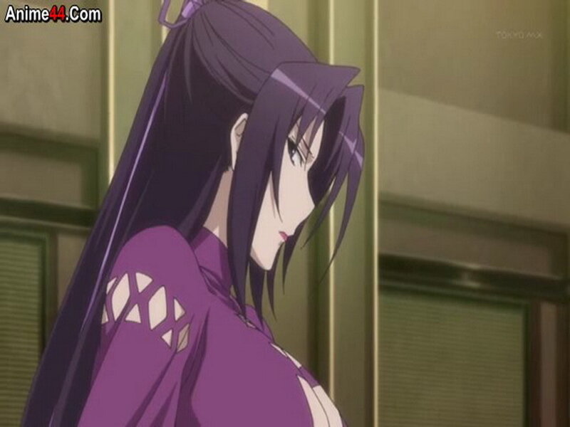 anime character in purple outfit