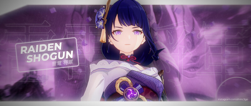 Anime Character in Purple Outfit — Dramatic, Digital Art