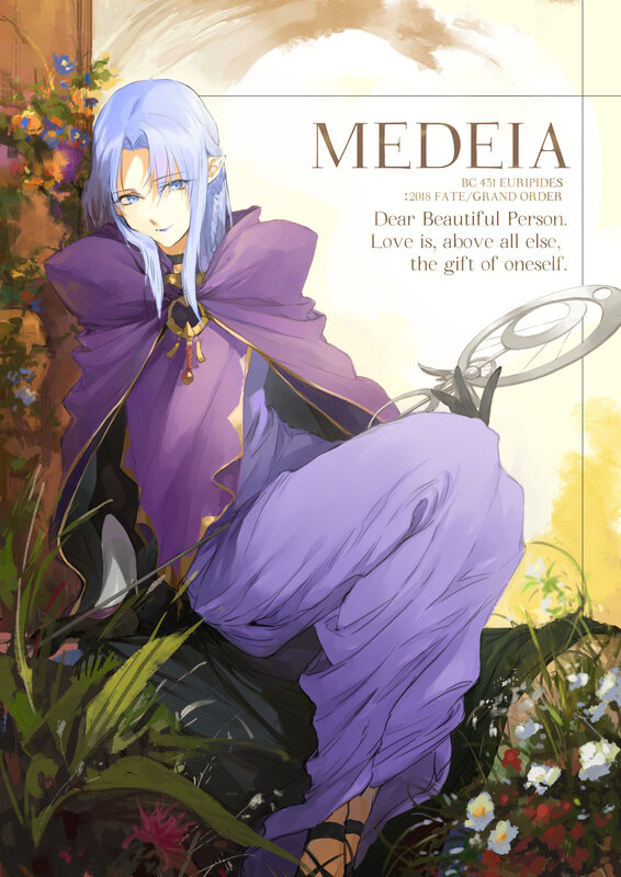 Anime Character in Purple — Serene