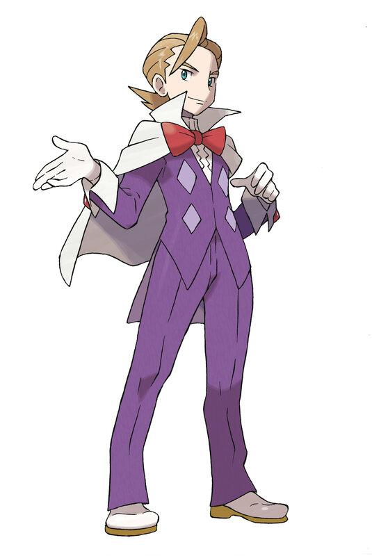 anime character in purple suit