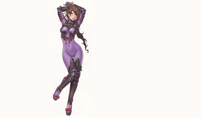 anime character in purple suit