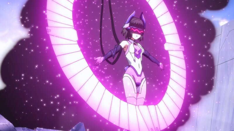 Anime Character in Purple Suit — Dramatic