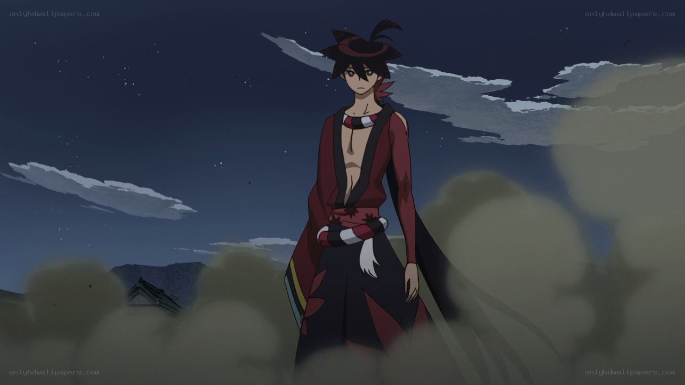 anime character in red and black