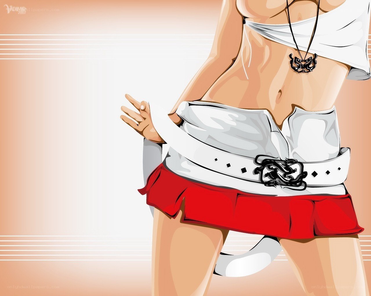 anime character in red and white