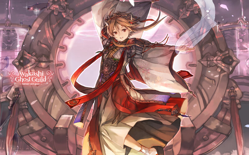 Anime Character in Red and White — Dramatic