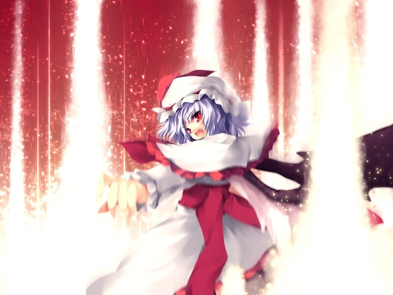 anime character in red and white