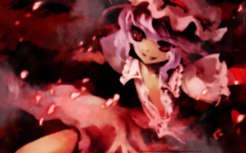 anime character in red chaos