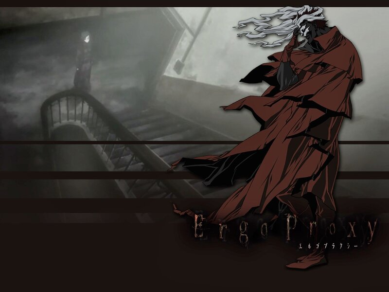 Anime Character in Red Cloak — Brown