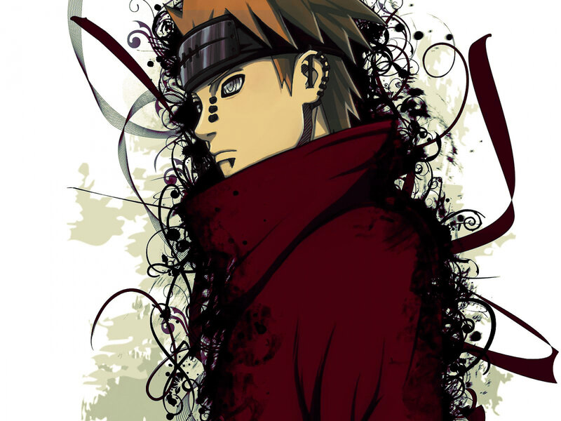 Anime Character in Red Cloak — Dramatic, Manga, Headband