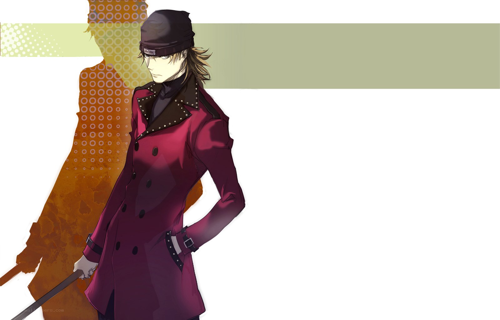 anime character in red coat