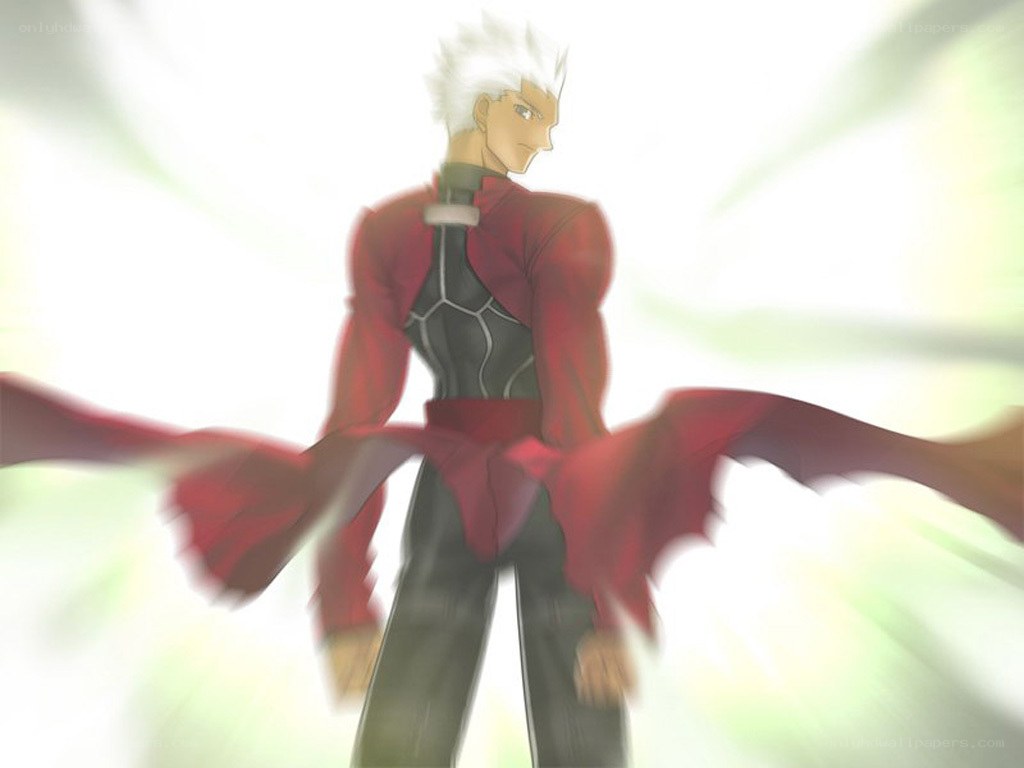 anime character in red coat