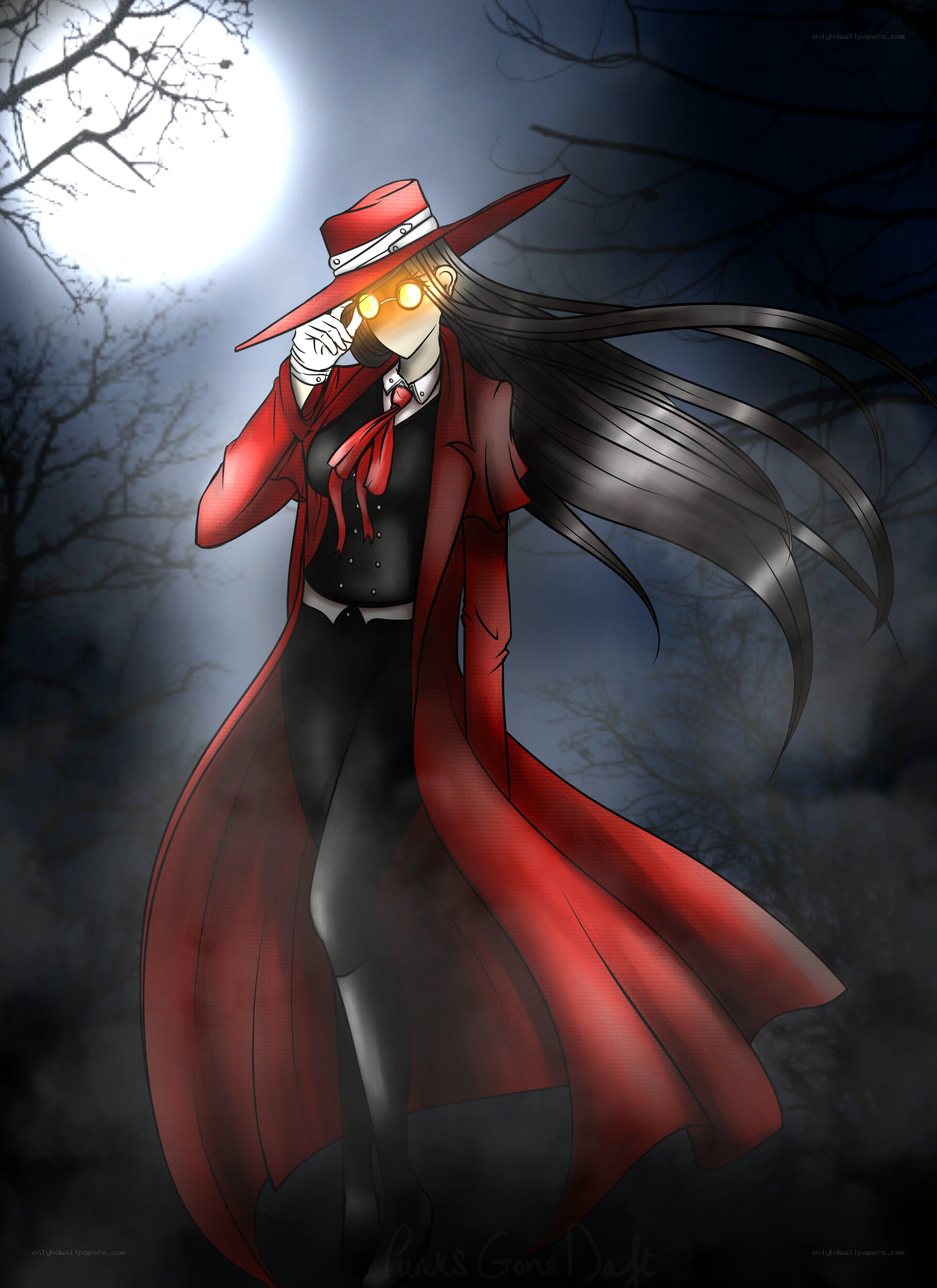 anime character in red coat