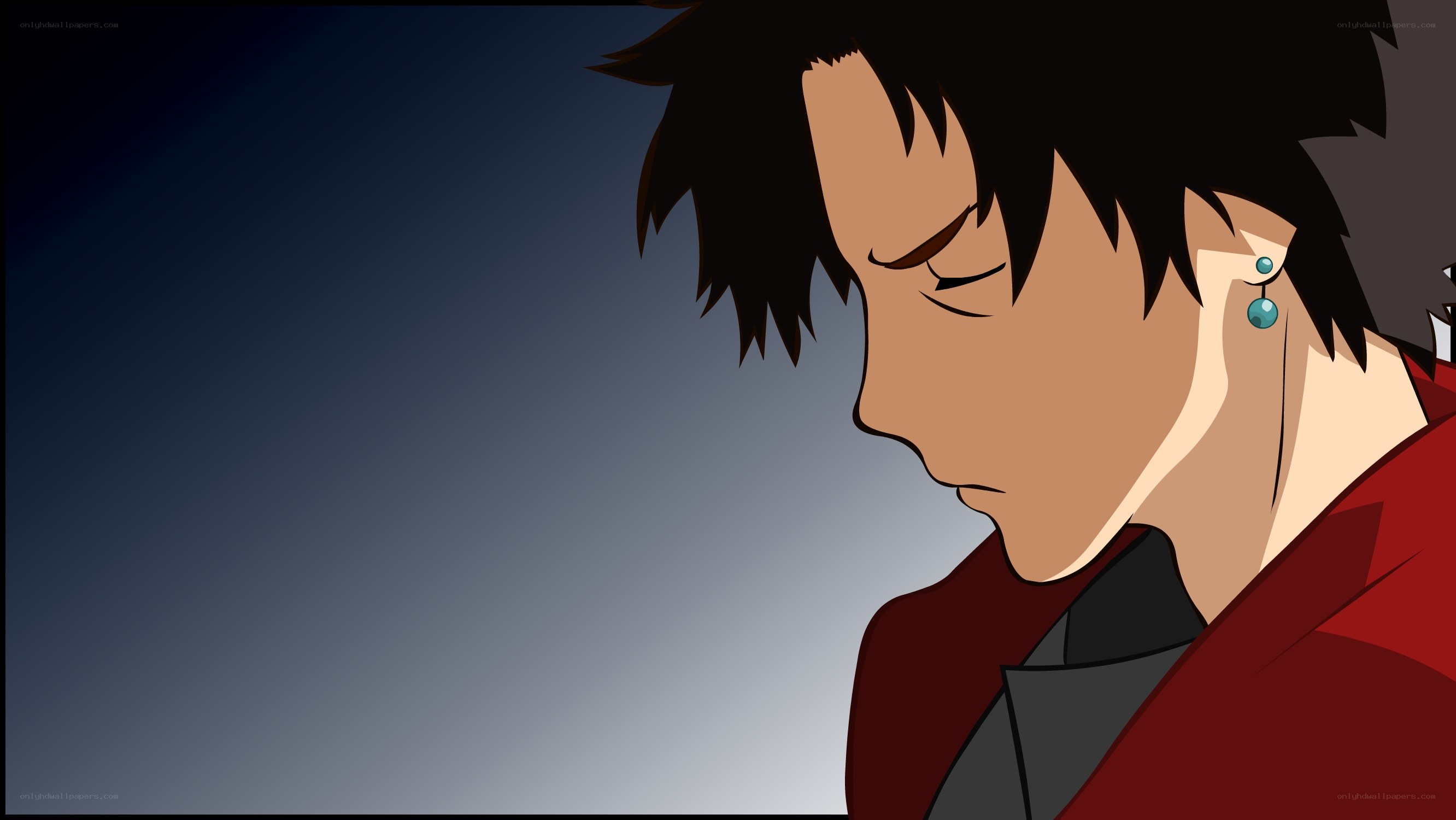 anime character in red coat